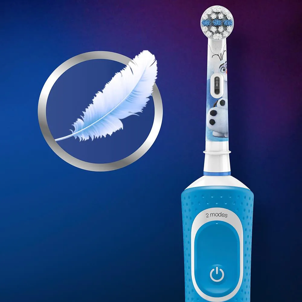 Oral-B Kids Çocuklar İçin Şarj Edilebilir Diş Fırçası Frozen + Seyahat Kabı Thumbnail 5