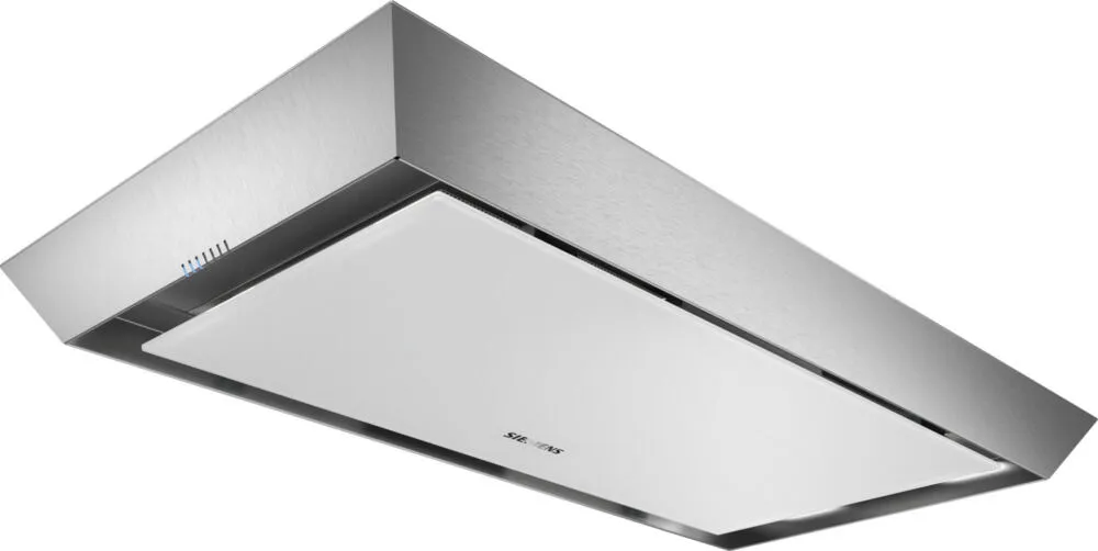Siemens iQ500 LR97CAP21B ocak bacası Tavanda yerleşik Paslanmaz çelik 400 m³/Saat Davlumbaz ve Aspiratö