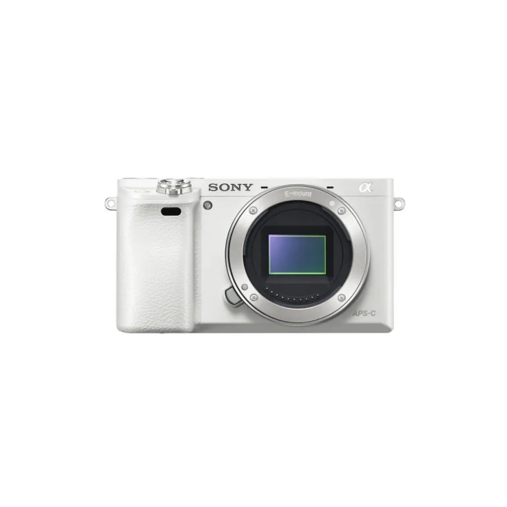 Sony α 6000 MILC Gövde 24,3 MP CMOS 6000 x 4000 Piksel Beyaz Digital Kame
