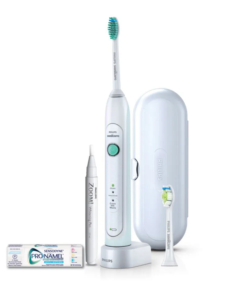 Philips Sonicare HealthyWhite HX6731/34 elektrikli diş fırçası Yetişkin Sonic diş fırçası Beyaz Şarjlı Diş Fırçaları