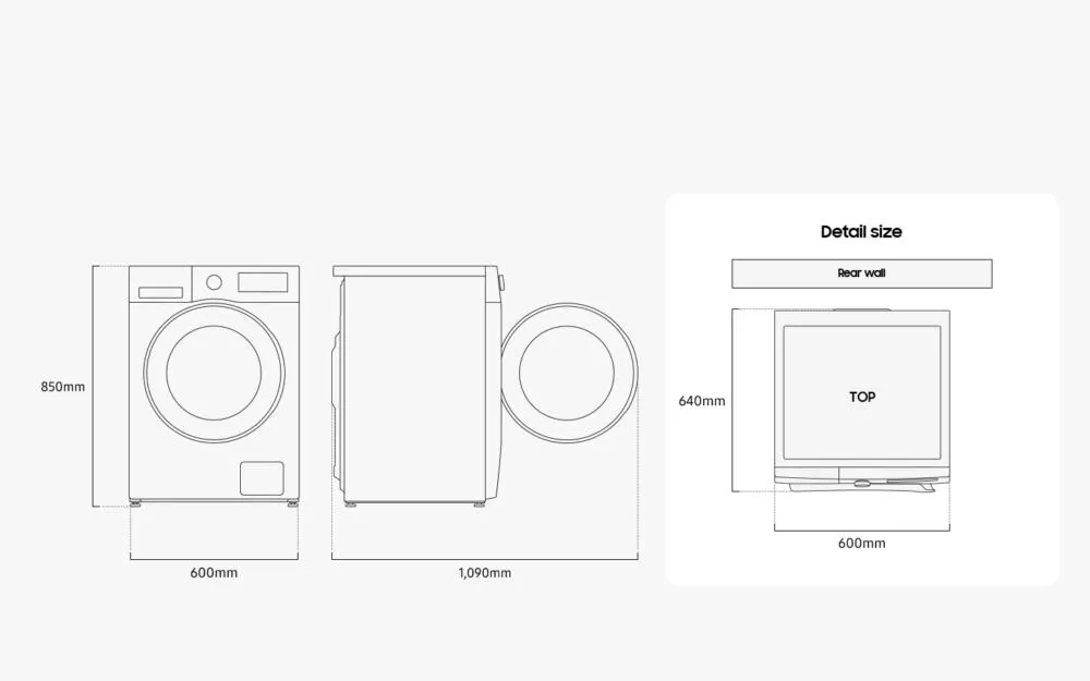 Samsung WD11DB7B85GW/EU Thumbnail 7