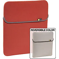Case Logic 15.4" Reversible Laptop Sleeve red 39,1 cm (15.4") Fermuarlı kılıf Kırmızı Laptop Çantası