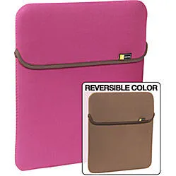 Case Logic 15.4" Reversible Laptop Sleeve pink 39,1 cm (15.4") Fermuarlı kılıf Pembe Laptop Çantası