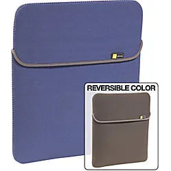 Case Logic 15.4" Reversible Laptop Sleeve blue 39,1 cm (15.4") Fermuarlı kılıf Mavi Laptop Çantası