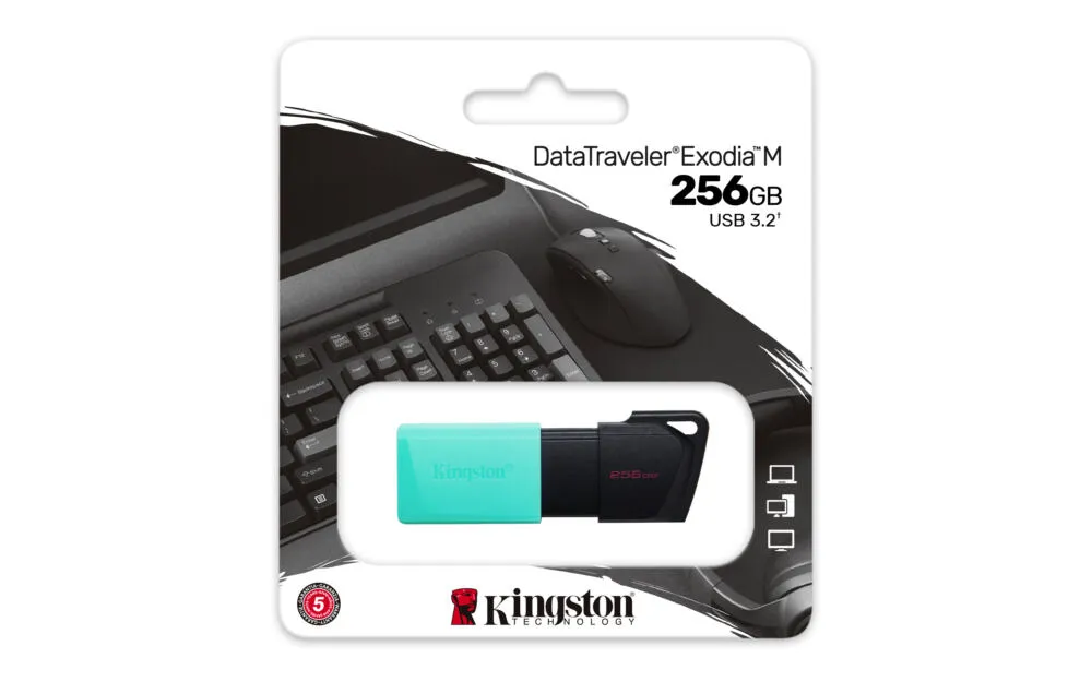 Kingston Technology DataTraveler Exodia M DTXM/256GB 256 GB USB 3.2 Flash Bellek Thumbnail 10