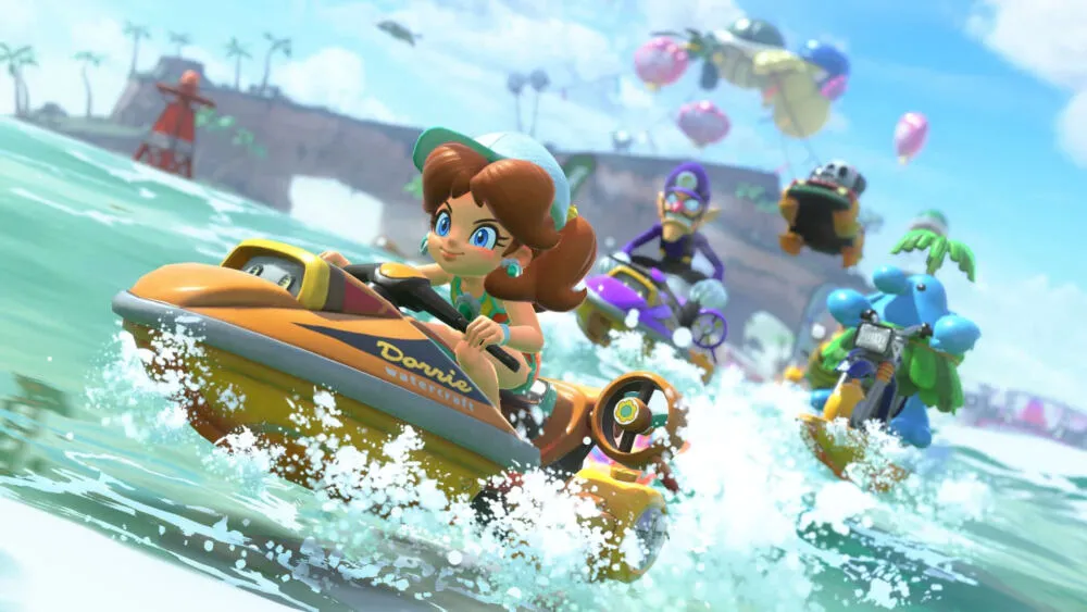 Nintendo Mario Kart World standart Almanca, Flemenkçe, İngilizce, Fransızca, İtalyan, Japonca, Korece, Portekizce, Rusça Nintendo Switch 2 Thumbnail 2