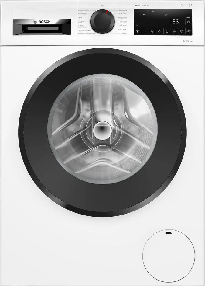 Bosch Serie 6 WGG244ZJCH çamaşır makinesi Önden yüklemeli 9 kg 1351 RPM Beyaz Çamaşır Makineleri
