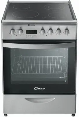 Candy CVM 6524 PX Bağımsız ocak Elektrik Seramik Gümüş Ocaklı Fırın