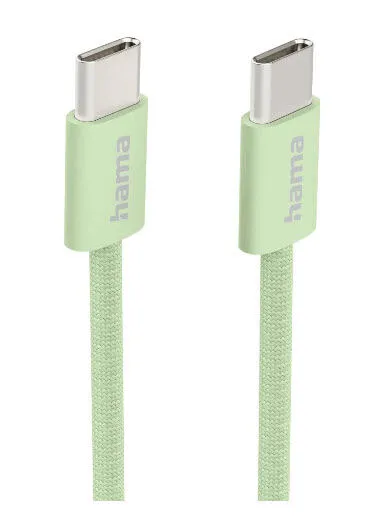 Hama Fabric 00201726 USB C to USB C (1 m) USB Kablosu Thumbnail 1