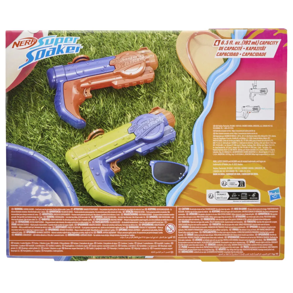 Nerf Super Soaker Pirana 2'li Paket Thumbnail 3