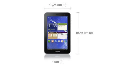 Samsung 7.0 Plus 16 GB GT-P6200UWAITV 7 inç Siyah Tablet Thumbnail 6