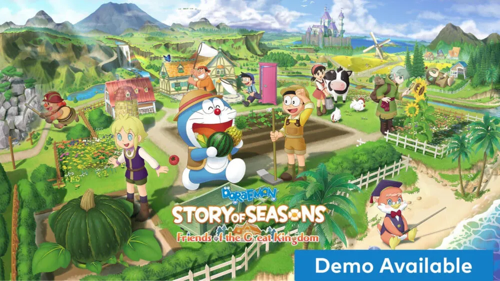 Nintendo DORAEMON STORY OF SEASONS: Friends of the Great Kingdom İngilizce, Almanca, İspanyol Nintendo Switch Oyun