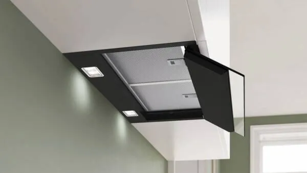 Bosch DBB67DP60 ocak bacası Gömme Siyah 556 m³/Saat Thumbnail 1