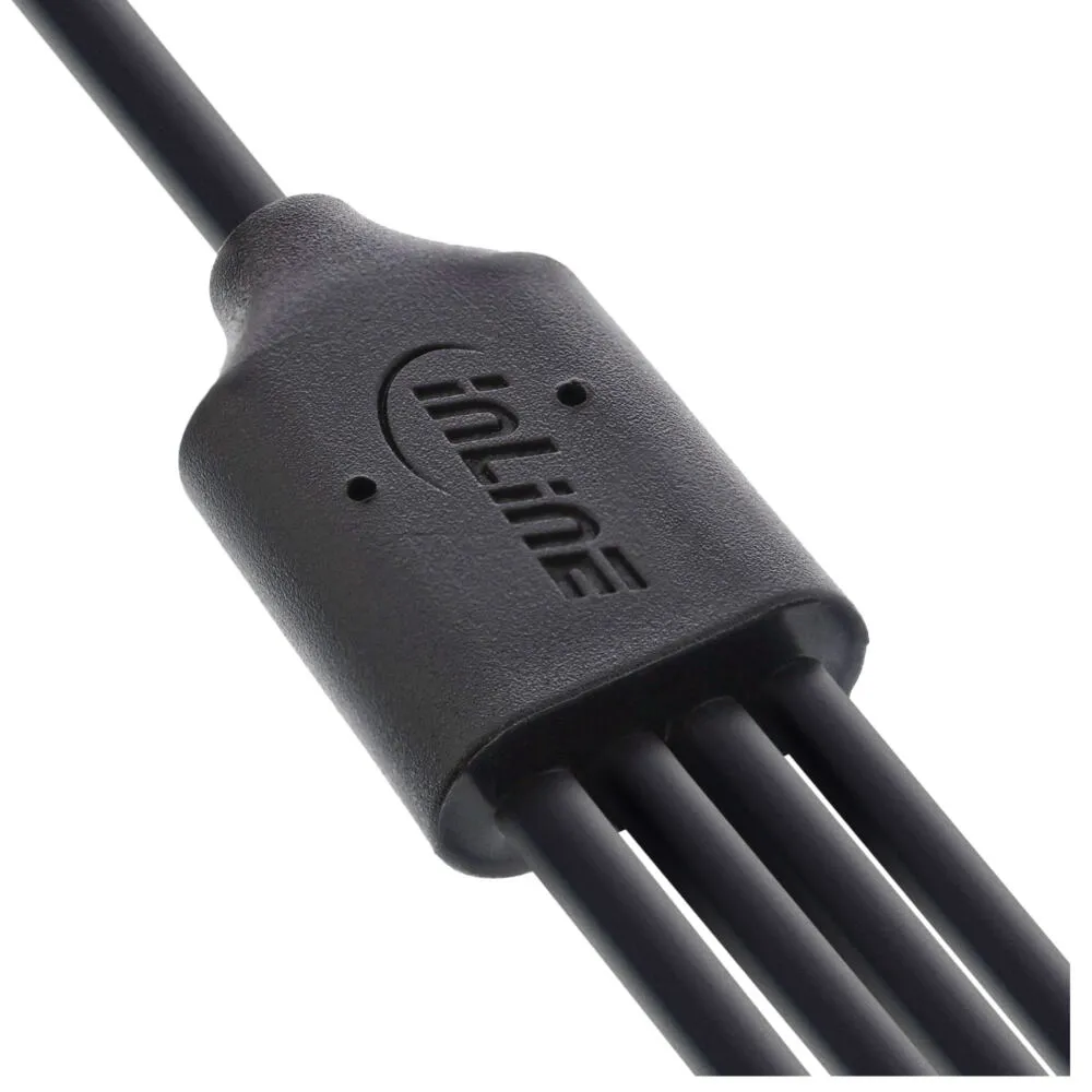 InLine 35141 USB A to 4 x USB-C (1 m) USB Kablosu Thumbnail 1