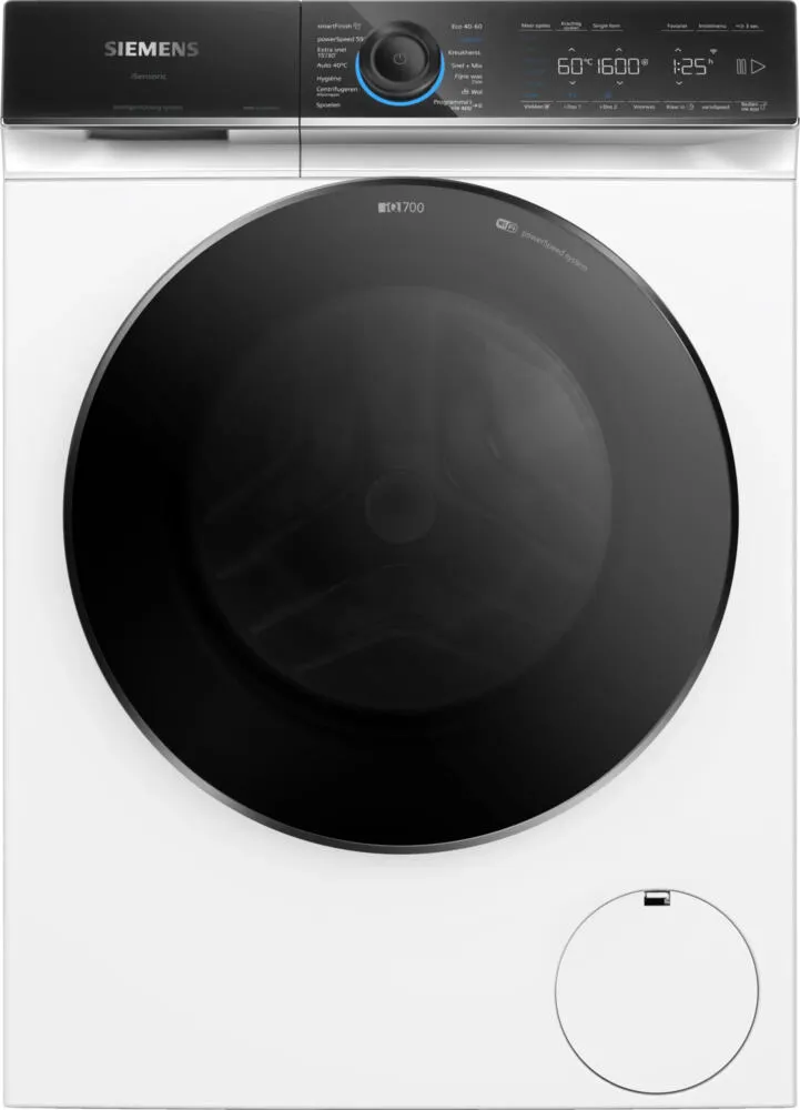 Siemens iQ700 WG56B2A5NL çamaşır makinesi Önden yüklemeli 10 kg 1600 RPM Beyaz Çamaşır Makineleri