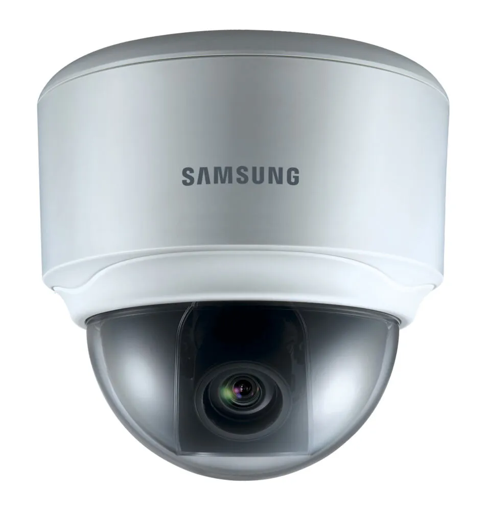 Samsung SND-3080CF Kubbe IP güvenlik kamerası Içmekan & dışmekan 704 x 576 Piksel Tavan