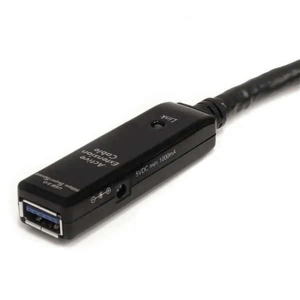 StarTech.com 10m USB 3.0 (5Gbps) Active Extension Cable - M/F - TAA USB3AAEXT10M Thumbnail 2