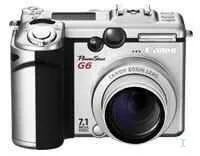 Canon PowerShot G6 + MD CARD 1/1.8" 7,1 MP CCD Siyah, Gümüş Digital Kame
