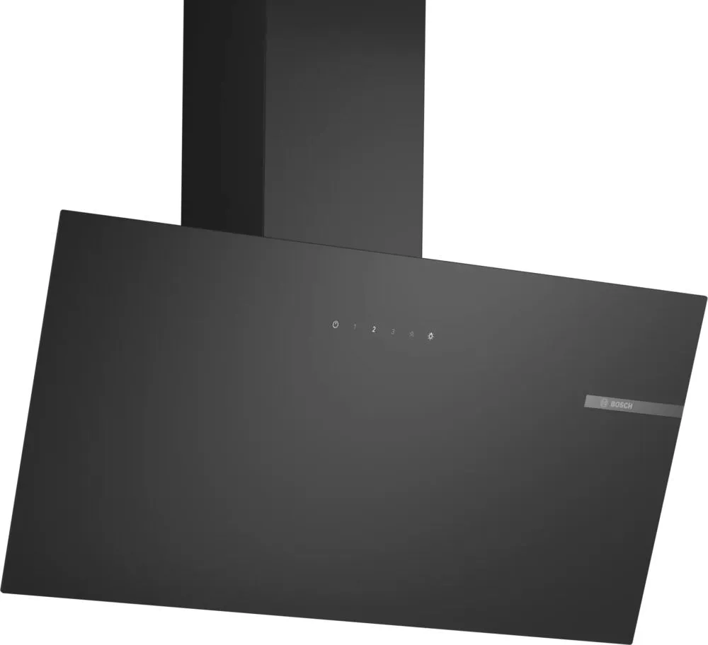 Bosch Serie 2 DWK85DK6K ocak bacası Duvara monteli Siyah 430 m³/Saat Davlumbaz ve Aspiratö