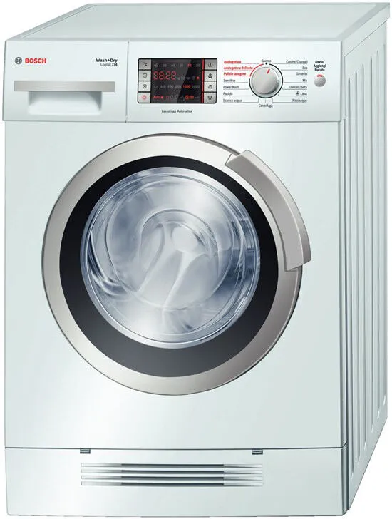 Bosch Logixx 7 WVH28420IT çamaşır kurutma makinesi Solo Önden yüklemeli Beyaz Kurutmalı Çamaşır Makinesi