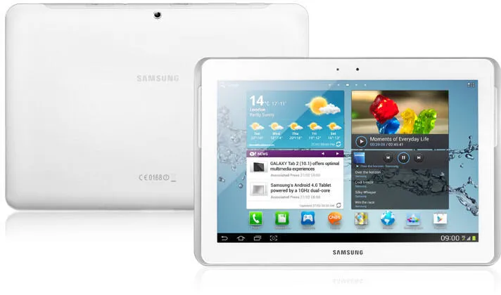 Samsung 10.1 16 GB GT-P5100ZWALUX inç 1 GB RAM Beyaz Tablet Thumbnail 6
