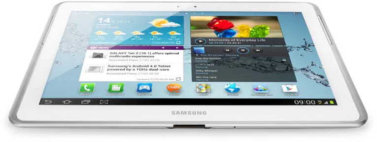 Samsung 10.1 16 GB GT-P5100ZWALUX inç 1 GB RAM Beyaz Tablet Thumbnail 8