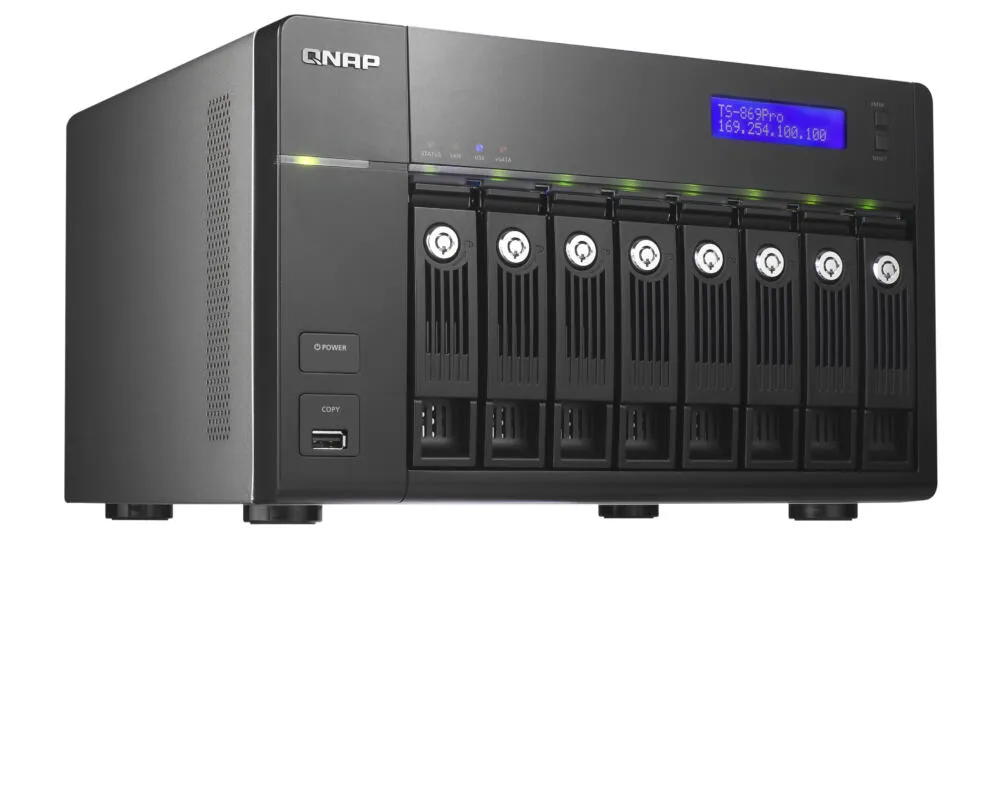 QNAP TS-869 Pro TS-869-PRO-UK NAS Thumbnail 2
