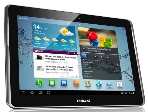 Samsung Galaxy Tab 2 10.1 16 GB 25,6 cm (10.1") 1 GB Wi-Fi 4 (802.11n) Android Siyah, Gri Thumbnail 5
