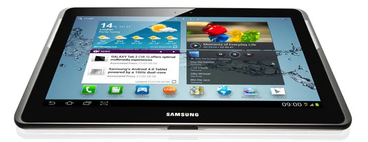 Samsung Galaxy Tab 2 10.1 16 GB 25,6 cm (10.1") 1 GB Wi-Fi 4 (802.11n) Android Siyah, Gri Thumbnail 7