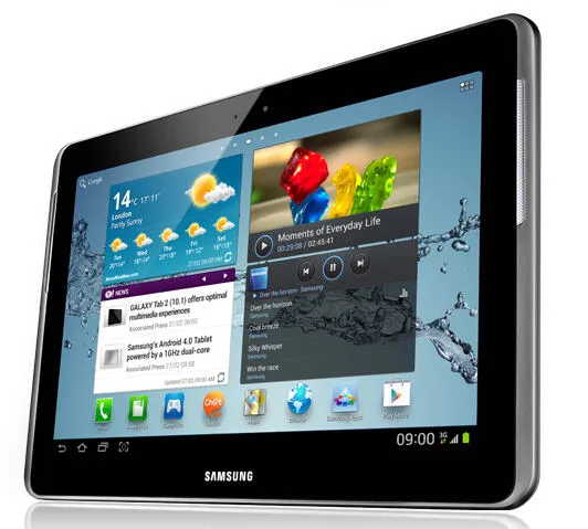 Samsung Galaxy Tab 2 10.1 16 GB 25,6 cm (10.1") 1 GB Wi-Fi 4 (802.11n) Android Siyah, Gri Thumbnail 4