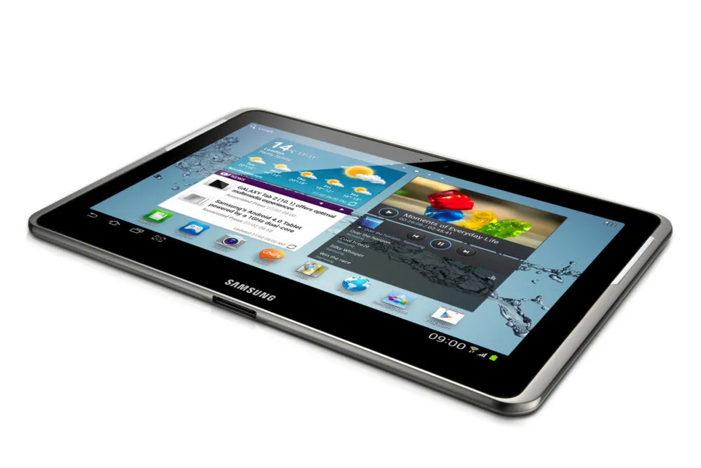 Samsung Galaxy Tab 2 10.1 16 GB 25,6 cm (10.1") 1 GB Wi-Fi 4 (802.11n) Android Siyah, Gri Thumbnail 3