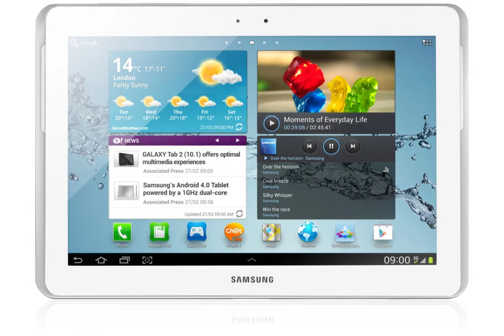 Samsung Galaxy Tab 2 10.1 3G 25,6 cm (10.1") 1 GB Wi-Fi 4 (802.11n) Android Beyaz Tablet