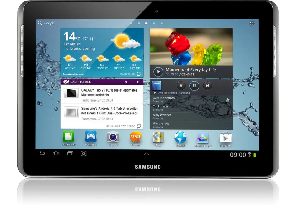 Samsung Galaxy Tab 2 10.1 3G 16 GB 25,6 cm (10.1") Wi-Fi 4 (802.11n) Android Gümüş Tablet