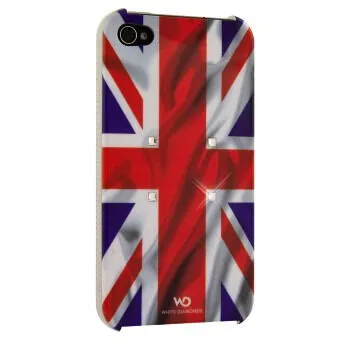 Hama White Diamonds - Flag UK Cep telefonu kılıfı Kapak Mavi, Beyaz Telefon Aksesu