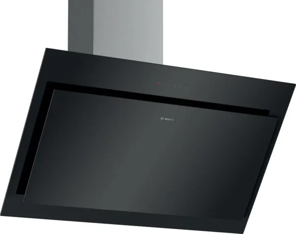 Bosch Serie 4 DWK97HM61T ocak bacası Duvara monteli Siyah 416 m³/Saat Davlumbaz ve Aspiratö