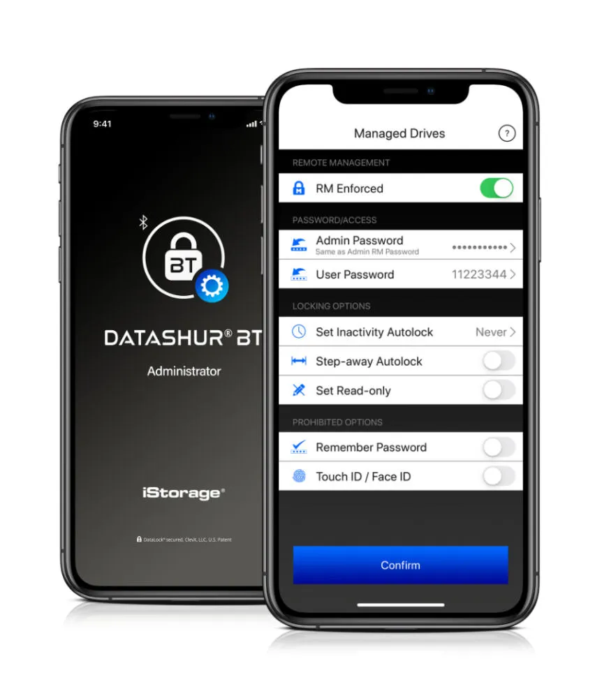 iStorage datAshur BT 64 GB IS-FL-DBT-256-64 USB 3.2 Flash Bellek Thumbnail 11