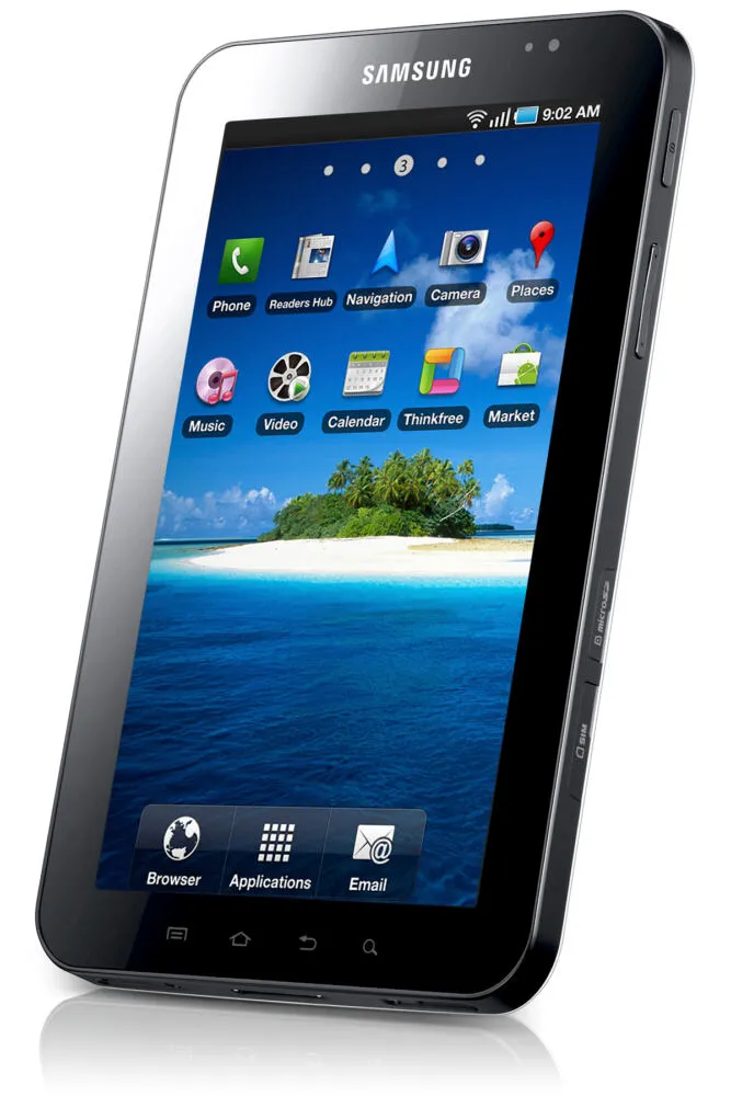 Samsung P1000 GT-P1000MSA 7 inç Siyah Tablet Thumbnail 2