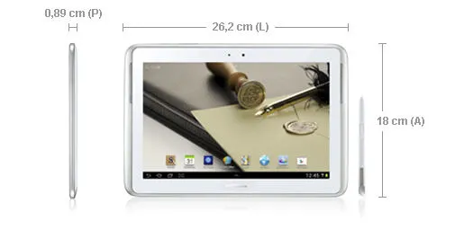 Samsung 10.1 16 GB GT-N8000EAAITV inç 2 GB RAM Gri Tablet Thumbnail 5