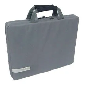 Techair Funda de transporte 15.4 Gris oscuro 39,1 cm (15.4") Fermuarlı kılıf Gri Laptop Çantası
