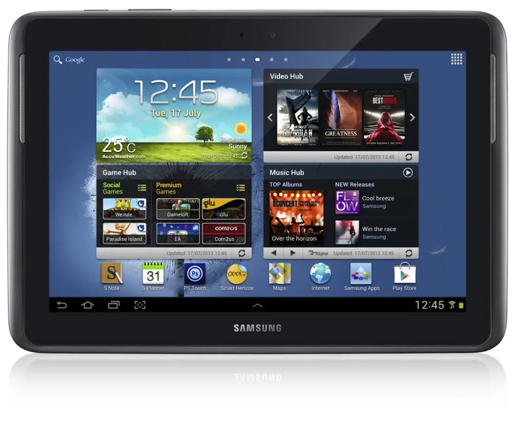 Samsung Galaxy Tab Galaxy Note 10.1 WiFi + 3G 32 GB 25,6 cm (10.1") 2 GB Wi-Fi 4 (802.11n) Android Gri Tablet