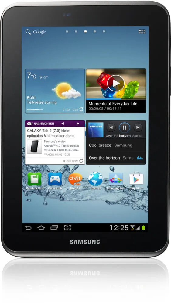 Samsung Galaxy Tab 2 7.0 16GB 17,8 cm (7") Wi-Fi 4 (802.11n) Android Gümüş Tablet