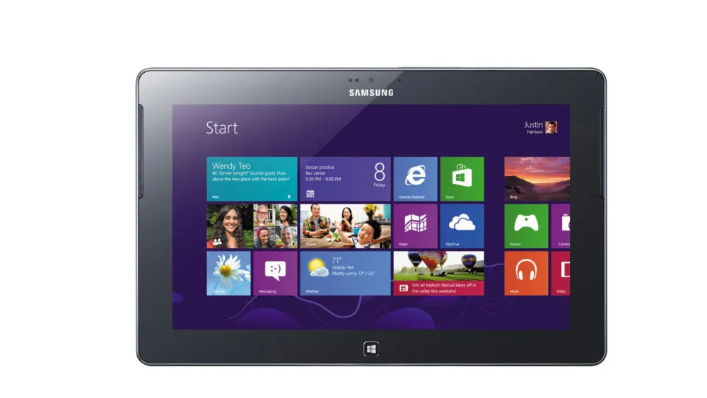 Samsung ATIV Tab 16GB 25,6 cm (10.1") 2 GB Wi-Fi 4 (802.11n) Windows RT Metalik Tablet