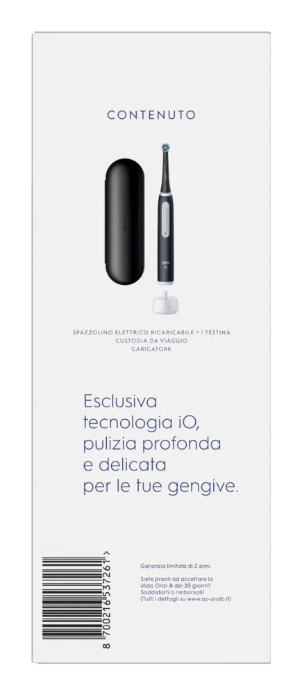 Oral-B 80807630 elektrikli diş fırçası Yetişkin Siyah, Beyaz Thumbnail 4