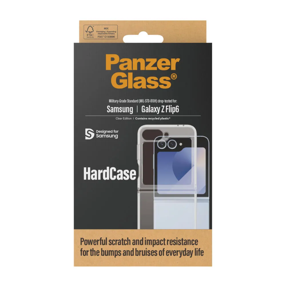 PanzerGlass® HardCase Transparent Samsung Galaxy Z Flip6 1271 Thumbnail 4