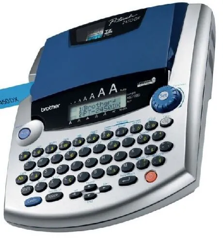 Brother P-Touch 2450DX AZERTY etiket yazıcı TZ Barkod Yazıcı