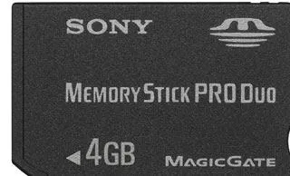 Sony Pro Duo 4GB MS Hafıza Kartı