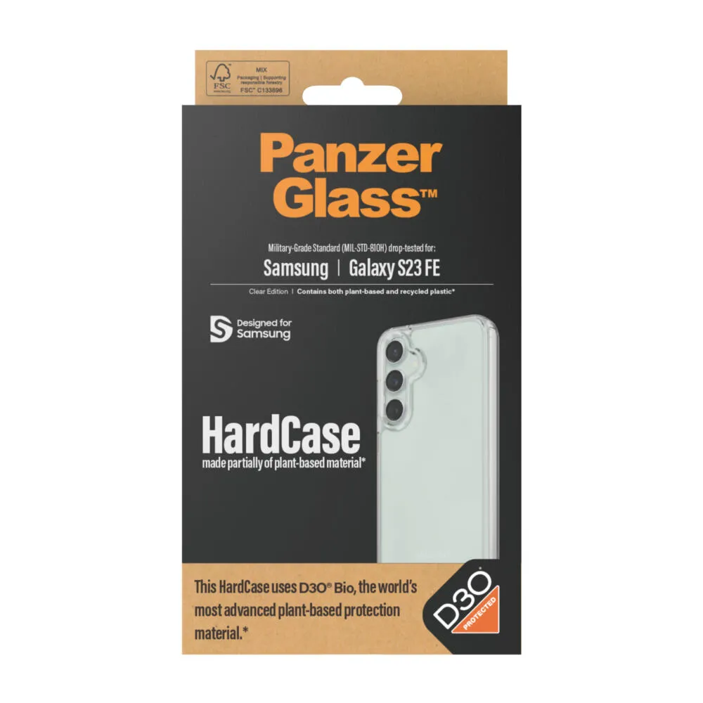 PanzerGlass® HardCase Transparent w. D3O® Samsung Galaxy S23 FE 1223 Thumbnail 4