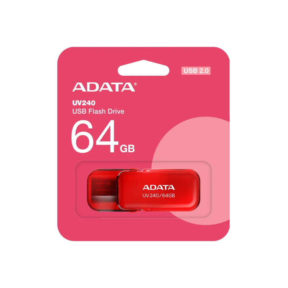 ADATA UV240 AUV240-64G-RRD 64 GB USB 2.0 Flash Bellek Thumbnail 3