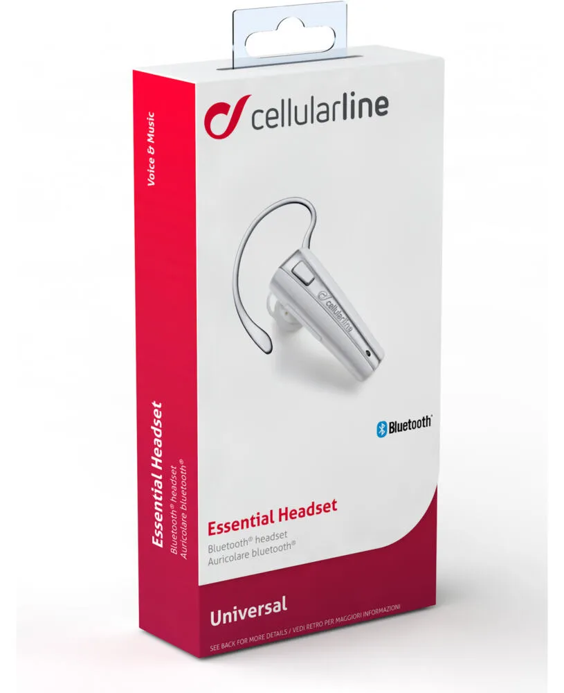Cellularline BTC7WHITE Kulak İçi Bluetooth Kulaklık Thumbnail 1