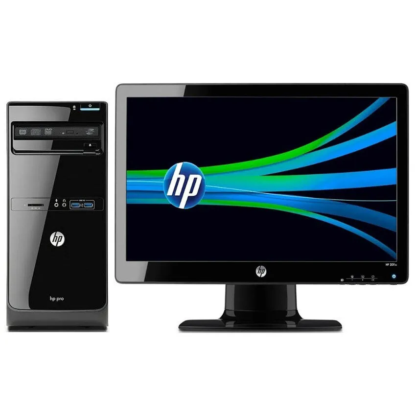 HP Pro 3500 MT + ProDisplay P201 D5R79EA+C9F26AT/92372029 Masaüstü PC & İş İstasyonu